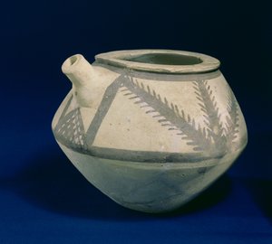 Vasija con pico de Jamdat Nasr, Irak, 3000-2850 a.C. de Mesopotamian